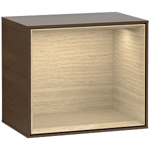 Villeroy und Boch Finion Regalmodul G580PCGN 41,8x35,6x27cm, Emotion, Regal Oak Veneer, Walnut veneer