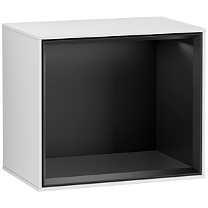Villeroy et Boch module d&#39; Finion G580PDMT 41.8x35.6x27cm, Emotion, étagère noir mat, laqué blanc mat