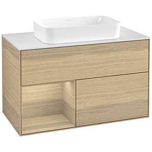 Villeroy and Boch Finion Villeroy and Boch Finion G651PCPC 100x60.3x50.1cm, shelf on the left Oak Veneer , Oak Veneer