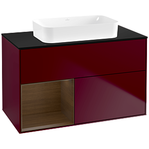 Villeroy and Boch Finion Villeroy and Boch Finion G652GNHB 100x60.3x50.1cm, shelf left Walnut veneer, Peony Matt
