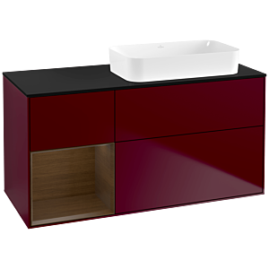 Villeroy and Boch Finion Villeroy and Boch Finion G682GNHB 120x60.3x50.1cm, shelf left Walnut veneer, Peony Matt