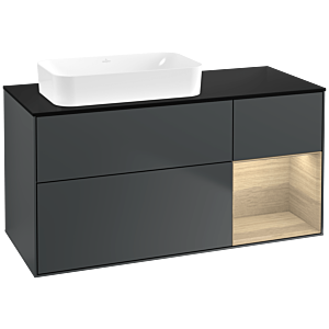 Villeroy and Boch Finion Villeroy and Boch Finion G692PCHG 120x60.3x50.1cm, shelf on the right Oak Veneer , Midnight Blue Matt Lacquer