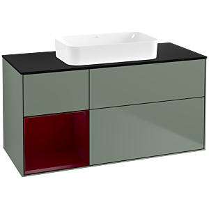Villeroy and Boch Finion Villeroy and Boch Finion G702HBGM 120x60.3x50.1cm, shelf on the right Peony , Olive Matt Lacquer