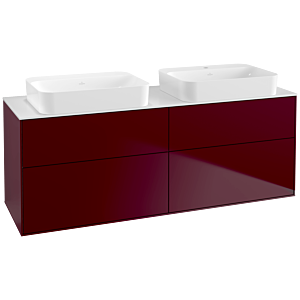 Villeroy et Boch Finion Villeroy et Boch G72100HB 160x60.3x50.1cm, verre White Matt , Peony Matt
