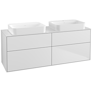 Villeroy et Boch Finion G72100MT 160x60.3x50.1cm, verre White Matt , laqué blanc mat