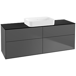 Villeroy et Boch Finion Villeroy et Boch G73200GK 160x60.3x50.1cm, verre noir mat, anthracite mat