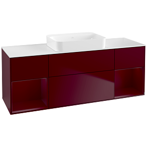Villeroy und Boch Finion Waschtischunterschrank G741HBHB 160x60,3x50,1cm, Regale Peony matt lacquer, Peony Matt