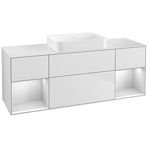 Villeroy and Boch Finion Villeroy and Boch Finion G741MTMT 160x60.3x50.1cm, shelves white matt lacquer, white matt lacquer