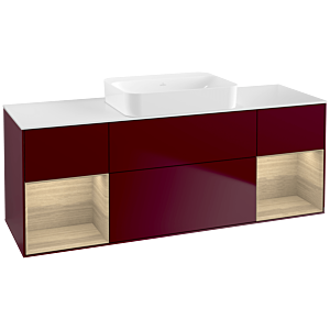 Villeroy and Boch Finion Villeroy and Boch Finion G741PCHB 160x60.3x50.1cm, shelves Oak Veneer , Peony Matt