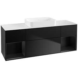 Villeroy and Boch Finion Villeroy and Boch Finion G741PDPD 160x60.3x50.1cm, shelves Black matt lacquer, Black matt lacquer
