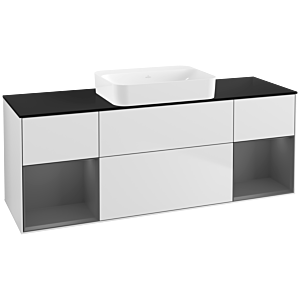 Villeroy and Boch Finion Villeroy and Boch Finion G742GKMT 160x60.3x50.1cm, shelves Anthracite matt lacquer, white matt lacquer