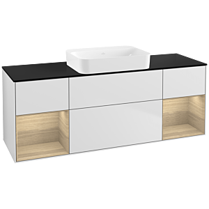 Villeroy and Boch Finion Villeroy and Boch Finion G742PCMT 160x60.3x50.1cm, shelves Oak Veneer , white matt lacquer