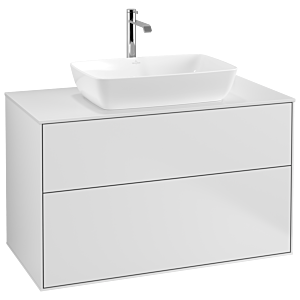Villeroy et Boch Finion Villeroy et Boch G76100MT 100x60.3cm, Emotion, plaque de recouvrement blanc mat, laqué blanc mat