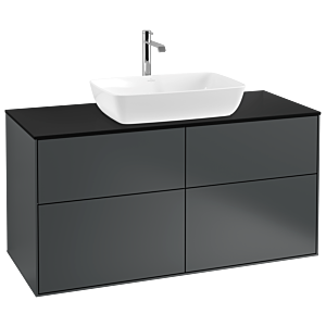 Villeroy and Boch Finion Villeroy and Boch Finion G79200HG 120x60.3cm, Emotion, cover plate black matt, Midnight Blue Matt Lacquer