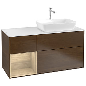 Villeroy and Boch Finion Villeroy and Boch Finion G801PCGN 120cm, cover plate white matt, emotion, shelves Oak Veneer , Oak Veneer veneer