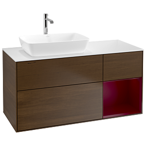 Villeroy and Boch Finion Villeroy and Boch Finion G811HBGN 120cm, cover plate matt white, emotion, shelves Peony matt lacquer, Peony veneer