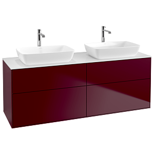 Villeroy et Boch Finion Villeroy et Boch G84100HB 160x60,3cm, Emotion, plaque de finition blanc mat, Peony Matt