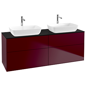 Villeroy and Boch Finion Villeroy and Boch Finion G84200HB 160x60.3cm, Emotion, cover plate black matt, Peony Matt