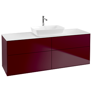 Villeroy et Boch Finion Villeroy et Boch G85100HB 160x60.3cm, Emotion, plaque de recouvrement blanc mat, Peony Matt