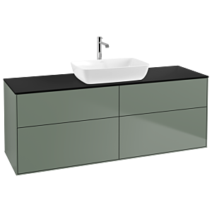Villeroy and Boch Finion Villeroy and Boch Finion G85200GM 160x60.3cm, Emotion, cover plate black matt, Olive Matt Lacquer