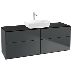 Villeroy et Boch Finion Villeroy et Boch G85200HG 160x60.3cm, Emotion, plaque de finition noir mat, Midnight Blue Matt Lacquer