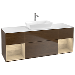 Villeroy and Boch Finion Villeroy and Boch Finion G861PCGN 160cm, cover plate matt white, emotion, shelves Oak Veneer , Oak Veneer veneer