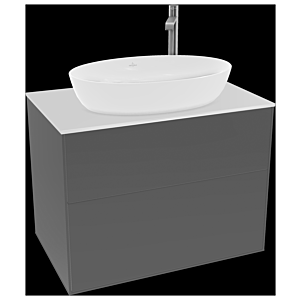 Villeroy and Boch Finion Villeroy and Boch Finion G87100GK 80x60.3cm, Emotion, cover plate white matt, anthracite matt