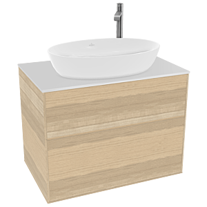 Villeroy and Boch Finion Villeroy and Boch Finion G87100PC 80x60.3cm, Emotion, cover plate white matt, Oak Veneer