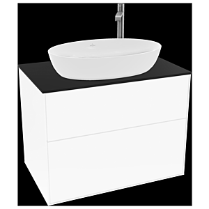 Villeroy and Boch Finion Villeroy and Boch Finion G87200MT 80x60.3cm, Emotion, cover plate black matt, white matt lacquer