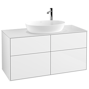 Villeroy and Boch Finion Villeroy and Boch Finion G91100GF 120x60.3cm, Emotion, cover plate white matt, Glossy white lacquer