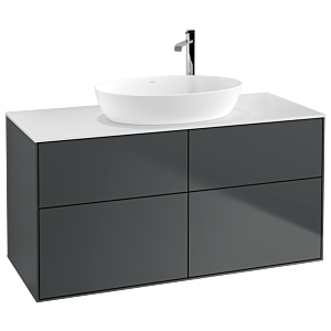 Villeroy und Boch Finion Waschtischunterschrank G91100HG 120x60,3cm, Emotion, Abdeckplatte white matt, Midnight Blue Matt Lacquer