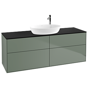 Villeroy et Boch Finion Villeroy et Boch G97200GM 160x60,3cm, Emotion, plaque de finition noir mat, Olive Matt Lacquer