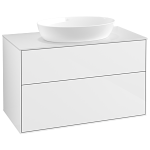 Villeroy and Boch Finion Villeroy and Boch Finion GA0100GF 100x60.3cm, Emotion, cover plate white matt, Glossy white lacquer