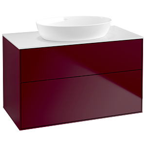 Villeroy et Boch Finion GA0100HB 100x60.3cm, Emotion, plaque de recouvrement blanc mat, Peony Matt