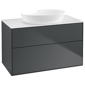 Villeroy and Boch Finion Villeroy and Boch Finion GA0100HG 100x60.3cm, Emotion, cover plate white matt, Midnight Blue Matt Lacquer