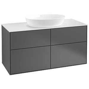 Villeroy and Boch Finion Villeroy and Boch Finion GA3100GK 120x60.3cm, Emotion, cover plate white matt, anthracite matt