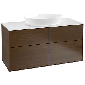 Villeroy and Boch Finion Villeroy and Boch Finion GA3100GN 120x60.3cm, Emotion, cover plate white matt, walnut veneer