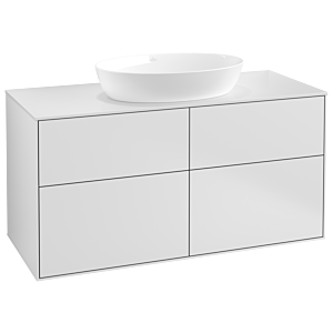 Villeroy und Boch Finion Waschtischunterschrank GA3100MT 120x60,3cm, Emotion, Abdeckplatte white matt, White matt lacquer