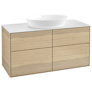 Villeroy and Boch Finion Villeroy and Boch Finion GA3100PC 120x60.3cm, Emotion, cover plate white matt, Oak Veneer