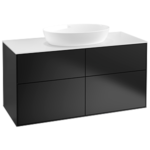 Villeroy and Boch Finion Villeroy and Boch Finion GA3100PD 120x60.3cm, Emotion, cover plate white matt, black matt lacquer