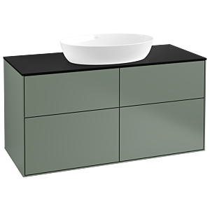 Villeroy and Boch Finion Villeroy and Boch Finion GA3200GM 120x60.3cm, Emotion, cover plate black matt, Olive Matt Lacquer