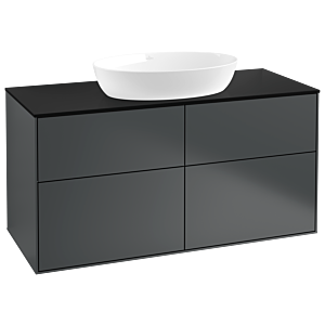 Villeroy and Boch Finion Villeroy and Boch Finion GA3200HG 120x60.3cm, Emotion, cover plate black matt, Midnight Blue Matt Lacquer