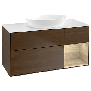 Villeroy and Boch Finion Villeroy and Boch Finion GA71PCGN 120cm, cover plate white matt, Emotion, shelves Oak Veneer , Oak Veneer veneer