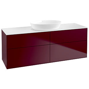 Villeroy et Boch Finion GA9100HB 160x60.3cm, Emotion, plaque de recouvrement blanc mat, Peony Matt