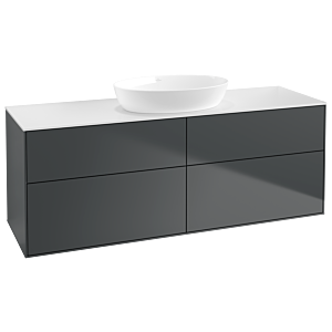 Villeroy et Boch Finion Villeroy et Boch GA9100HG 160x60.3cm, Emotion, plaque de recouvrement blanc mat, Midnight Blue Matt Lacquer