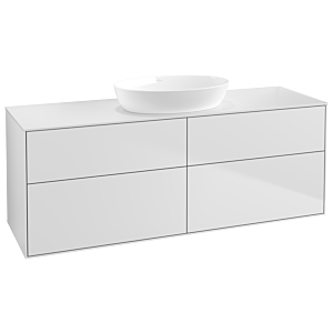 Villeroy und Boch Finion Waschtischunterschrank GA9100MT 160x60,3cm, Emotion, Abdeckplatte white matt, White matt lacquer