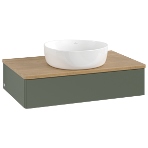 Meuble sous-vasque Villeroy &amp; Boch Antao 800x190x500mm K08011HL FK/AP: HL/1