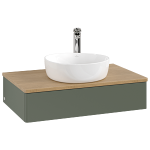 Meuble sous-vasque Villeroy &amp; Boch Antao 800x190x500mm K08051HL FK/AP: HL/1