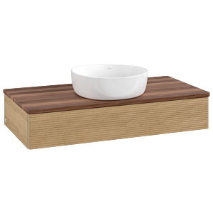 Villeroy & Boch Antao Waschtischunterschrank 1000x190x500mm K09112HN mit Struktur FK/AP: HN/2
