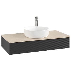 Villeroy & Boch Antao Waschtischunterschrank 1000x190x500mm K09153PD mit Struktur FK/AP: PD/3